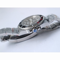 Classic Fusion 45mm Skeleton Watch Chronograph Diamonds Gummy Leather