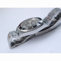 Classic Fusion 45mm Skeleton Watch Chronograph Diamonds Gummy Leather