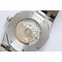 Cartier Santos RG/SS Black Dial Croco Leather Strap Ronda Quartz