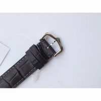 Cartier Santos RG/SS Black Dial Croco Leather Strap Ronda Quartz