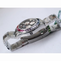 Daytona 116599RBOW Rainbow Crystal Black Dial Bracelet A4130 BLF