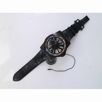 Excalibur DBEX0542 DLC Black Dial Black Leather Strap Micro Rotor Movement TBF