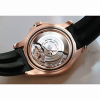 Excalibur DBEX0542 DLC Black Dial Black Leather Strap Micro Rotor Movement TBF