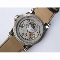 Excalibur DBEX0543 Titanium Blue Dial Black Leather Strap Micro Rotor Movement TBF