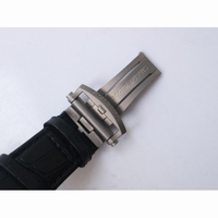 Excalibur DBEX0543 Titanium Blue Dial Black Leather Strap Micro Rotor Movement TBF