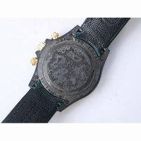 Daytona DIW Carbon Black Carbon Dial Green Nylon Strap Real Gold Pusher & Crown A4130