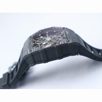 RM035-02 Real NTPT Skeleton Dial Black Rubber Strap NH05A V3 ZF