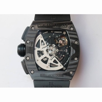 RM035-02 Real NTPT Skeleton Dial Black Rubber Strap NH05A V3 ZF