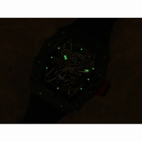 RM035-02 Real NTPT Skeleton Dial Black Rubber Strap NH05A V3 ZF