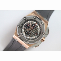 Royal Oak Offshore 44mm RG Cermet Bezel Michael Schumacher JF A3126