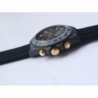 Daytona DIW Carbon Black Carbon Dial Black Nylon Strap JHF