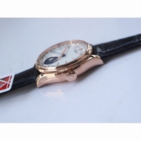 Cellini 50535 Moonphase RG White Dial Leather Strap A3195 KZF