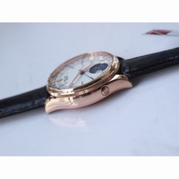Cellini 50535 Moonphase RG White Dial Leather Strap A3195 KZF