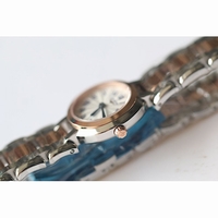 Longines PrimaLuna Two Tone RG Roman Markers MOP Dial Bracelet Quartz