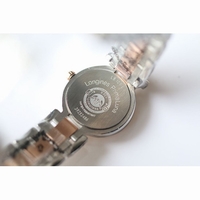 Longines PrimaLuna Two Tone RG Roman Markers MOP Dial Bracelet Quartz