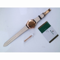 Cellini 50535 Moonphase RG White Dial Leather Strap A3195 KZF