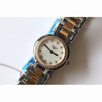 Longines PrimaLuna Two Tone YG MOP Dial Bracelet Quartz