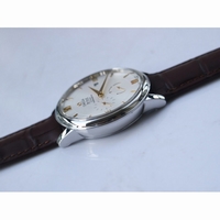 De Ville Prestige Real PR SS YG Markers White Dial Leather Strap MIYOTA 9015 ZF