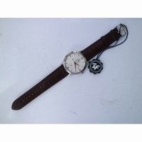 De Ville Prestige Real PR SS YG Markers White Dial Leather Strap MIYOTA 9015 ZF