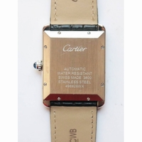Tank Solo 31mm SS 1:1 Best Edition White Dial Leather Strap MIYOTA 9015 ZF