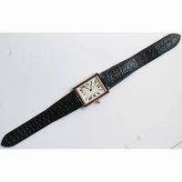 Tank Solo 31mm SS 1:1 Best Edition White Dial Leather Strap MIYOTA 9015 ZF