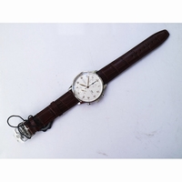 Portuguese Chrono IW371604 White Dial Brown Leather Strap ZF A69355