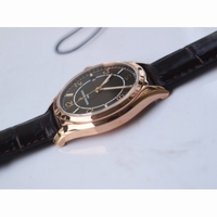 Fiftysix RG 40mm Brown Dial Brown Leather Strap A1326 ZF