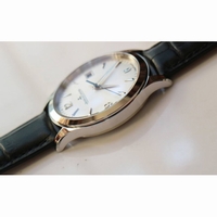 Master Grande Ultra Thin 1548420 SS 1:1 Best Edition White Dial Black Leather Strap A899/1 ZF 
