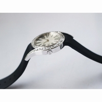 Limelight Gala G0A38160 32mm SS 1:1 Best Edition Silver Dial Black Fabric Strap Siwss Quartz ZF 