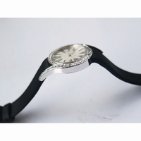 Limelight Gala G0A38160 32mm SS 1:1 Best Edition Silver Dial Black Fabric Strap Siwss Quartz ZF 