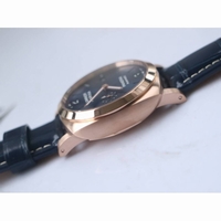 PAM 1112 V GMT RG 1:1 Best Edition Blue Dial Blue Leather Strap P.9011 Super Clone VSF