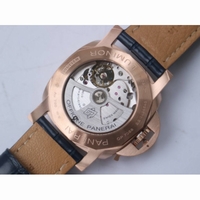 PAM 1112 V GMT RG 1:1 Best Edition Blue Dial Blue Leather Strap P.9011 Super Clone VSF