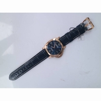 PAM 1112 V GMT RG 1:1 Best Edition Blue Dial Blue Leather Strap P.9011 Super Clone VSF