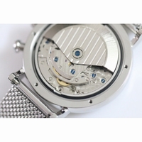 Portofino Chrono Black Dial Mesh Bracelet A7750