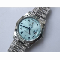 DayDate 40mm Smooth Bezel SS/SS Blue/Arab BP A2813