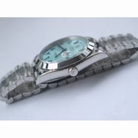 DayDate 40mm Smooth Bezel SS/SS Blue/Arab BP A2813