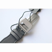 Big Pilot IW500910 "PATROUILLE SUISSE" Real Power Reserve Grey Dial Grey Nylon Leather ZF A51111