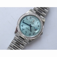 DayDate 40mm Diamond Bezle SS/SS Blue/Arab BP A2813