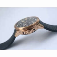 Aquatimer Chrono IW379503 Bronzo Case 1:1 Best Edition Black Dial Rubber Strap A7750  V6F 