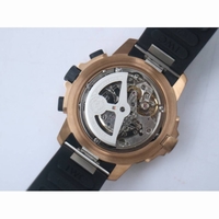 Aquatimer Chrono IW379503 Bronzo Case 1:1 Best Edition Black Dial Rubber Strap A7750  V6F 