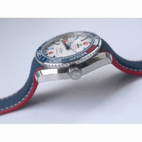 Planet Ocean 2021 America's Cup SS 1:1 Best Edition White Dial Blue Nylon Strap A8900 Super Clone VSF 