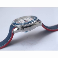 Planet Ocean 2021 America's Cup SS 1:1 Best Edition White Dial Blue Nylon Strap A8900 Super Clone VSF 