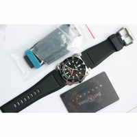 BR 03-92 Diver SS 1:1 Best Edition Black Dial Rubber Strap MIYOTA 9015Free tool and Nylon Strap