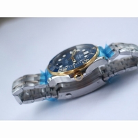2018 Seamaster Diver 300M SS/YG 1:1 Best Edition YG Bezel Blue Dial SS/YG Bracelet A8800 VSF