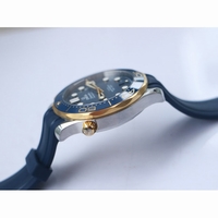2018 Seamaster Diver 300M SS/YG  1:1 Best Edition YG Bezel Blue Dial Blue Rubber Strap A8800 VSF