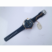 2018 Seamaster Diver 300M SS/YG  1:1 Best Edition YG Bezel Blue Dial Blue Rubber Strap A8800 VSF