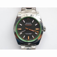 Milgauss 116400 GV 1:1 Green Sapphire Black&Blue Dial 904l Bracelet A3131 ARF 