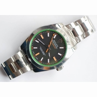 Milgauss 116400 GV 1:1 Green Sapphire Black&Blue Dial 904l Bracelet A3131 ARF 