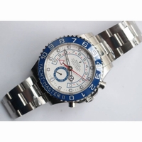 YachtMaster 116680 Blue Bezel SS/SS White BP Asia4161 