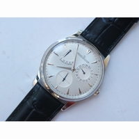 JLC Master Ultra Thin Reserve de Marche Silver Dial Black Leather ZF A938 v3